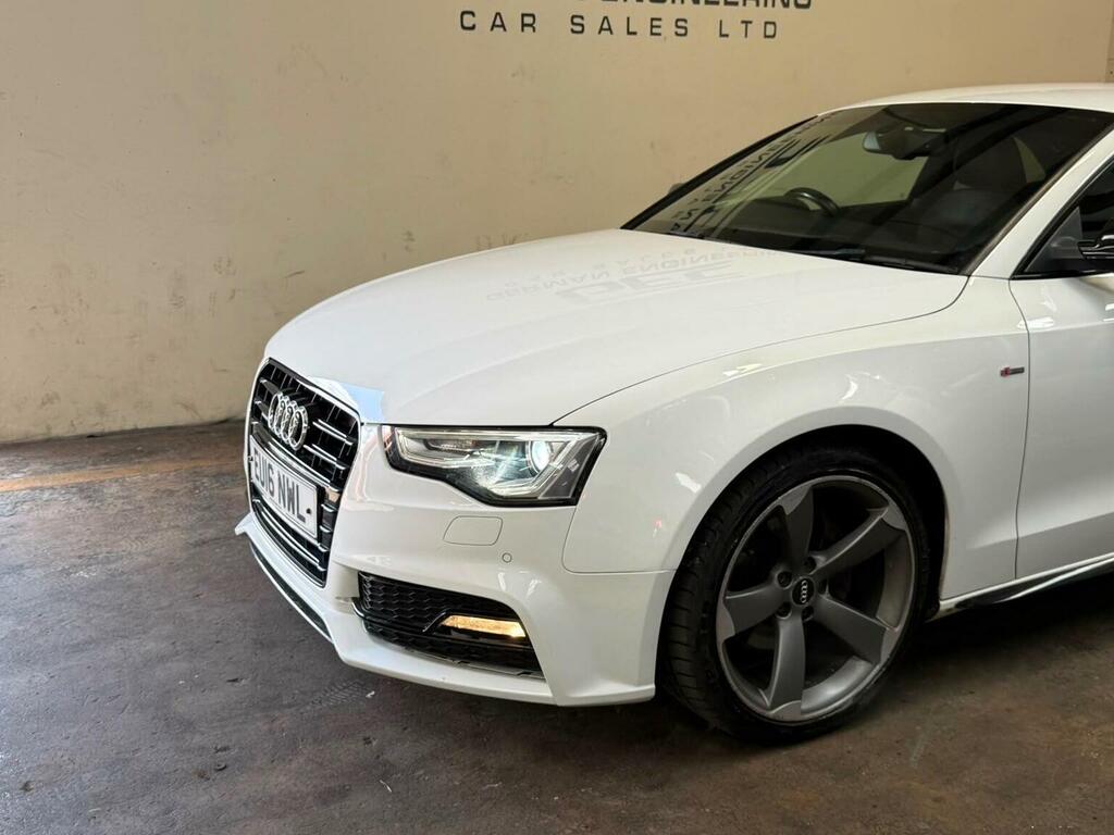 Audi A5 Coupe 2.0 Tfsi Black Edition Plus S Tronic Quattro EU16NWL White #3
