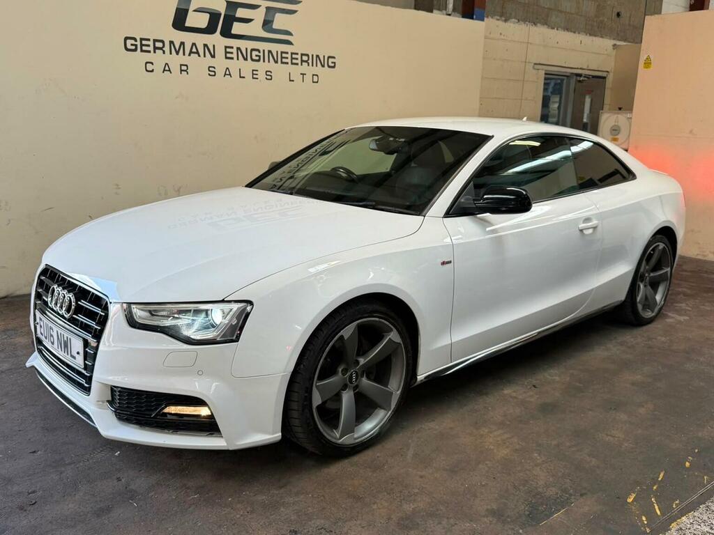 Audi A5 Coupe 2.0 Tfsi Black Edition Plus S Tronic Quattro White