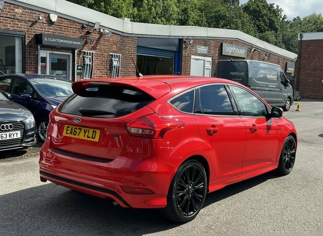 Ford Focus 1.5 Tdci St-line Hatchback EA67YLD Red #3