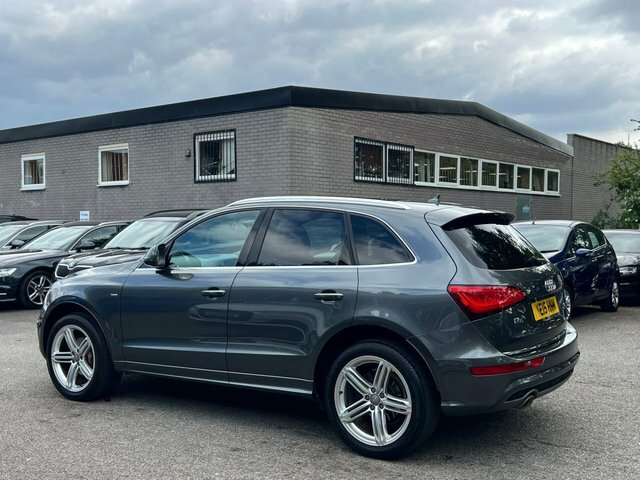 Audi Q5 2.0 Tdi S Line Grey #4