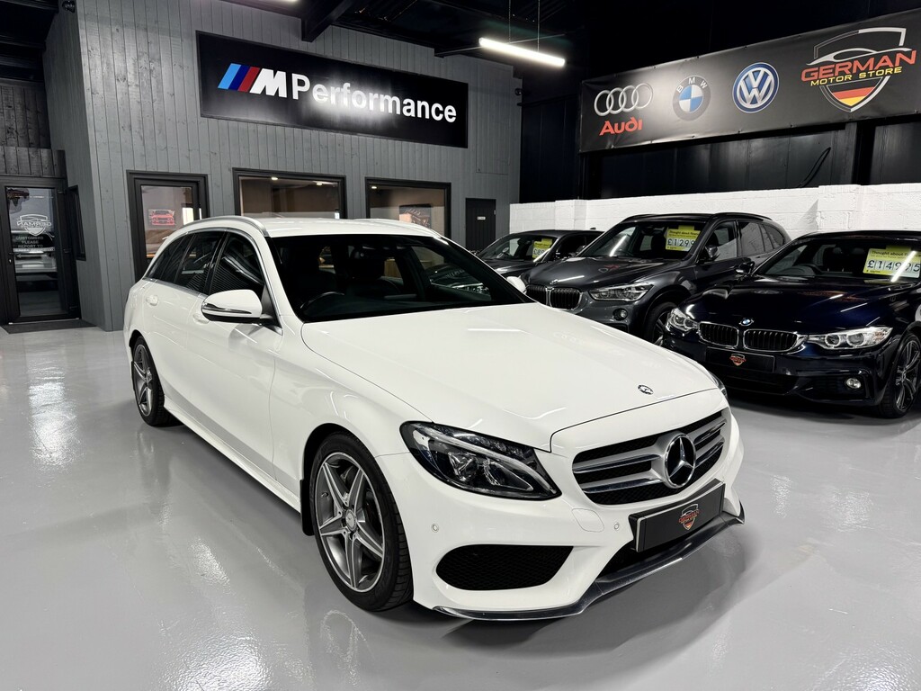 Mercedes-Benz C Class Estate 2.1 C250d Amg Line 201565 SG65WRA White