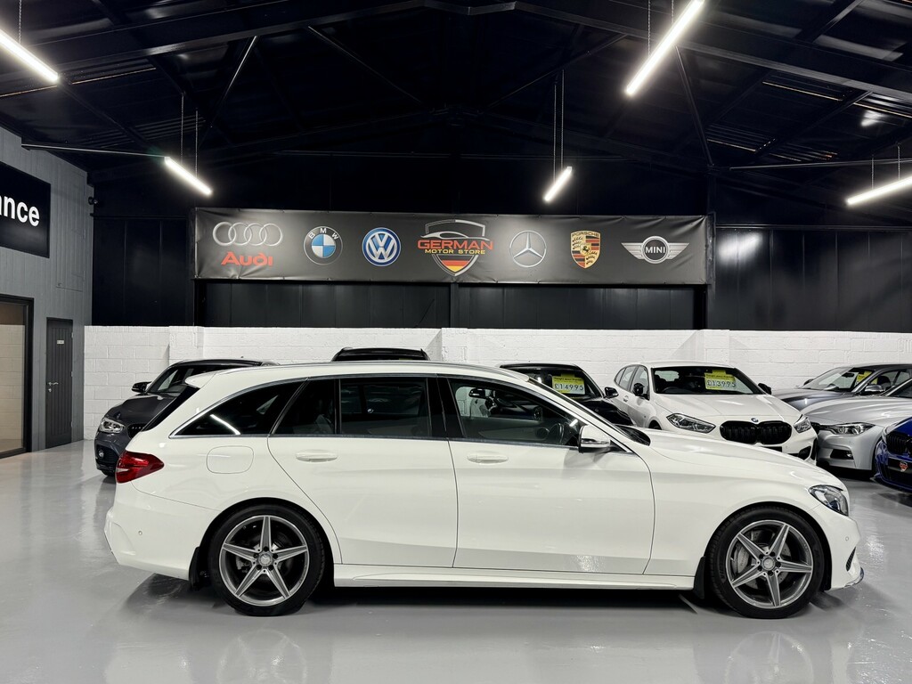 Mercedes-Benz C Class Estate 2.1 C250d Amg Line 201565 SG65WRA White #5