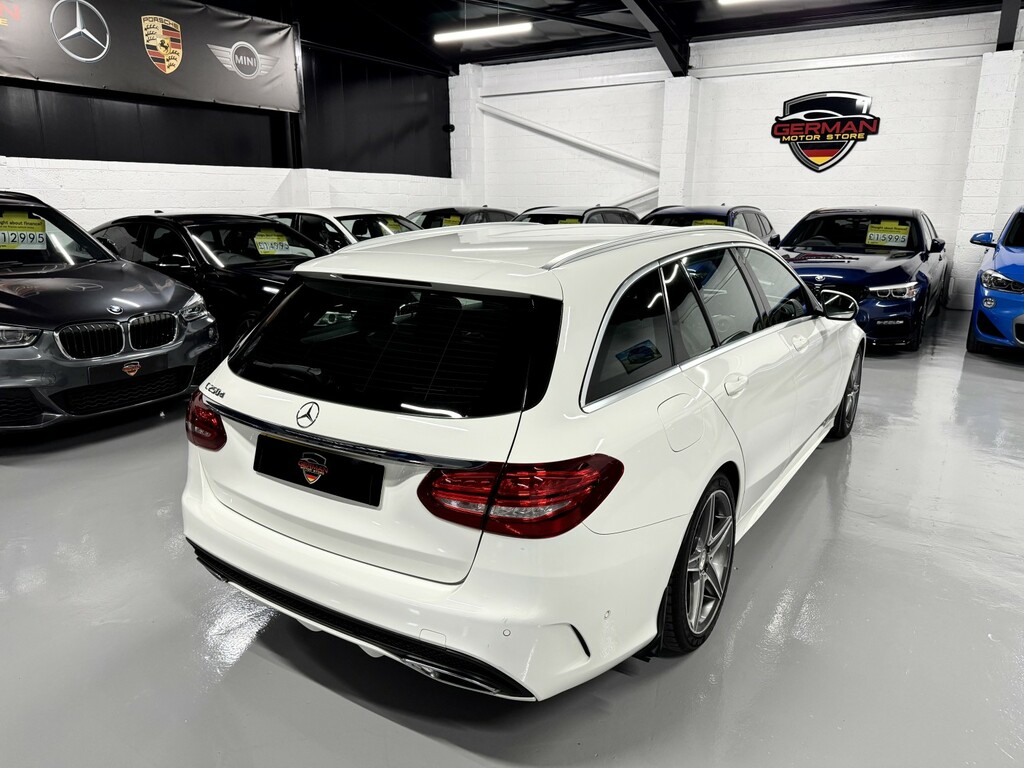 Mercedes-Benz C Class Estate 2.1 C250d Amg Line 201565 SG65WRA White #2