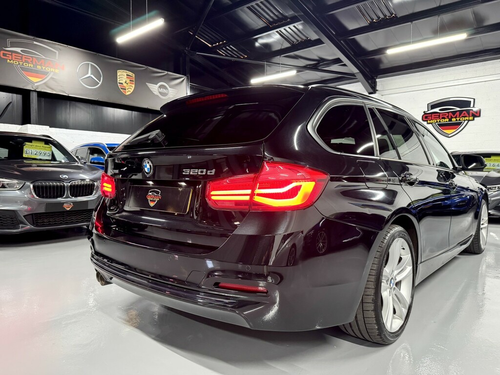 BMW 3 Series Estate 2.0 320D Xdrive Sport Touring 201565 YE65GPK Black #6