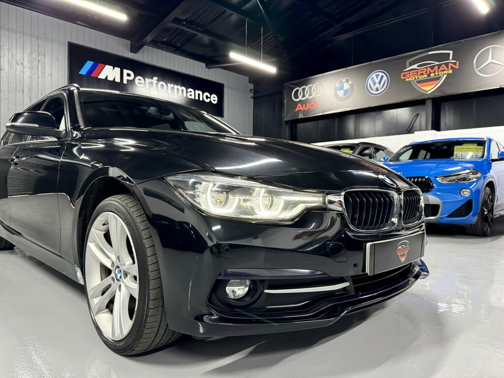 BMW 3 Series Estate 2.0 320D Xdrive Sport Touring 201565 YE65GPK Black #5