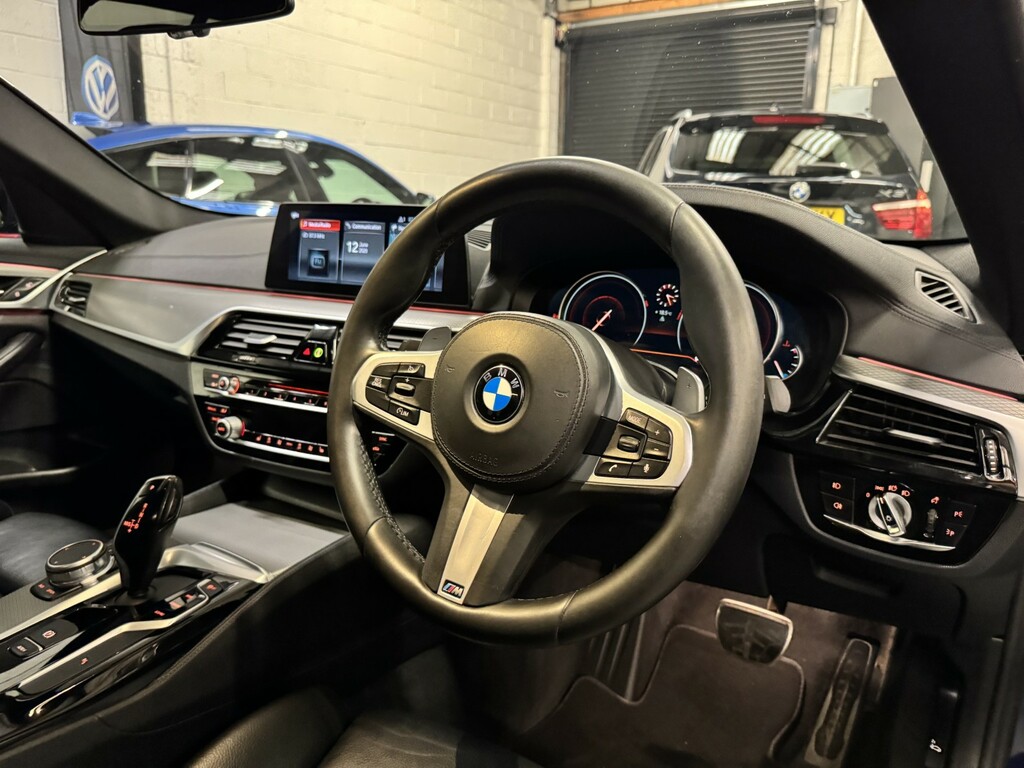 BMW 5 Series Estate 2.0 520D M Sport Touring 201767 YH67LNA Blue #5