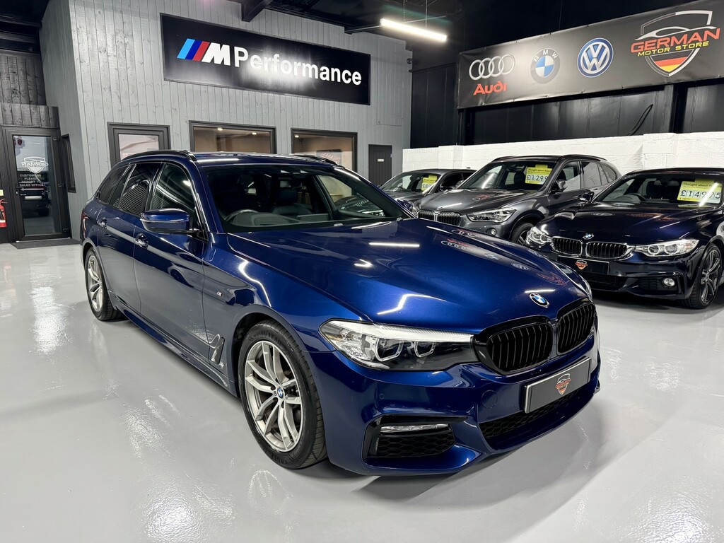 BMW 5 Series Estate 2.0 520D M Sport Touring 201767 Blue