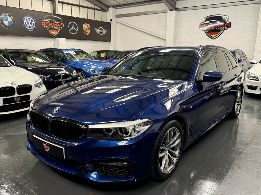 BMW 5 Series Estate 2.0 520D M Sport Touring 201767 YH67LNA Blue