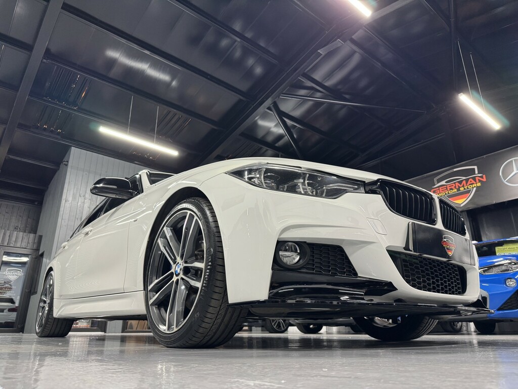 BMW 3 Series Estate 2.0 320D M Sport Shadow Edition Touring 20 YK67RXT White #4
