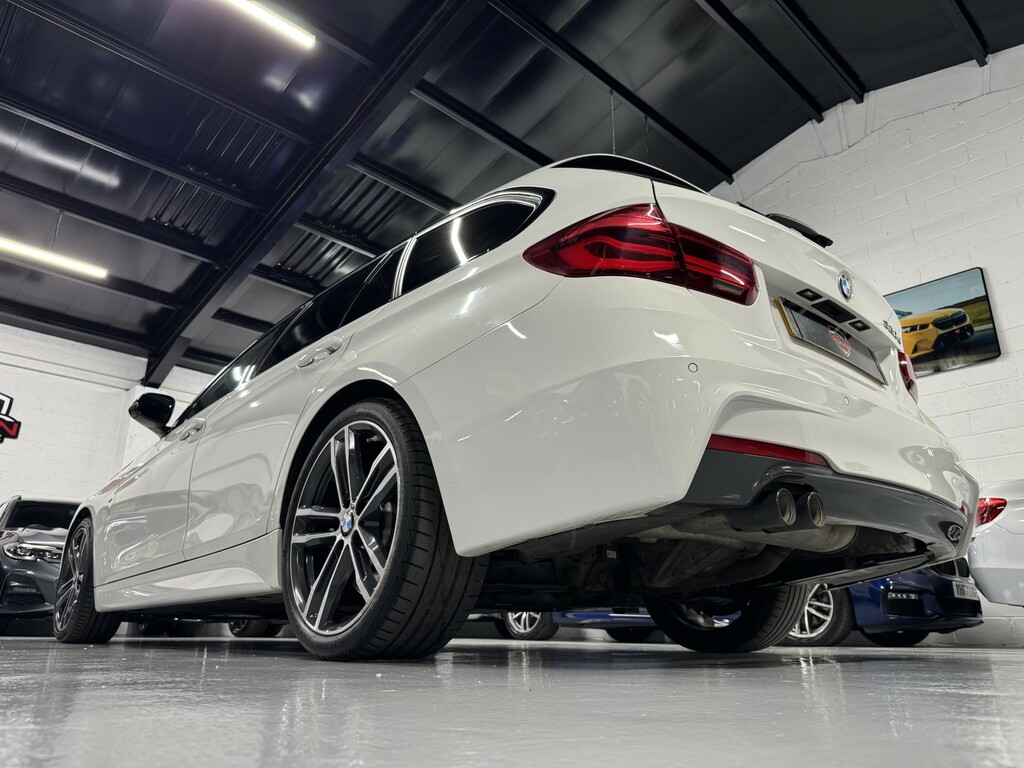 BMW 3 Series Estate 2.0 320D M Sport Shadow Edition Touring 20 YK67RXT White #6