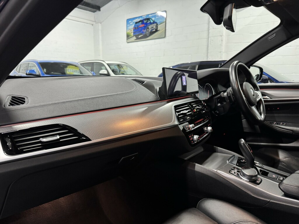 BMW 5 Series 2.0 520D Xdrive M Sport Saloon Blue #5