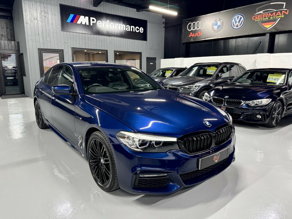 BMW 5 Series 2.0 520D Xdrive M Sport Saloon Blue