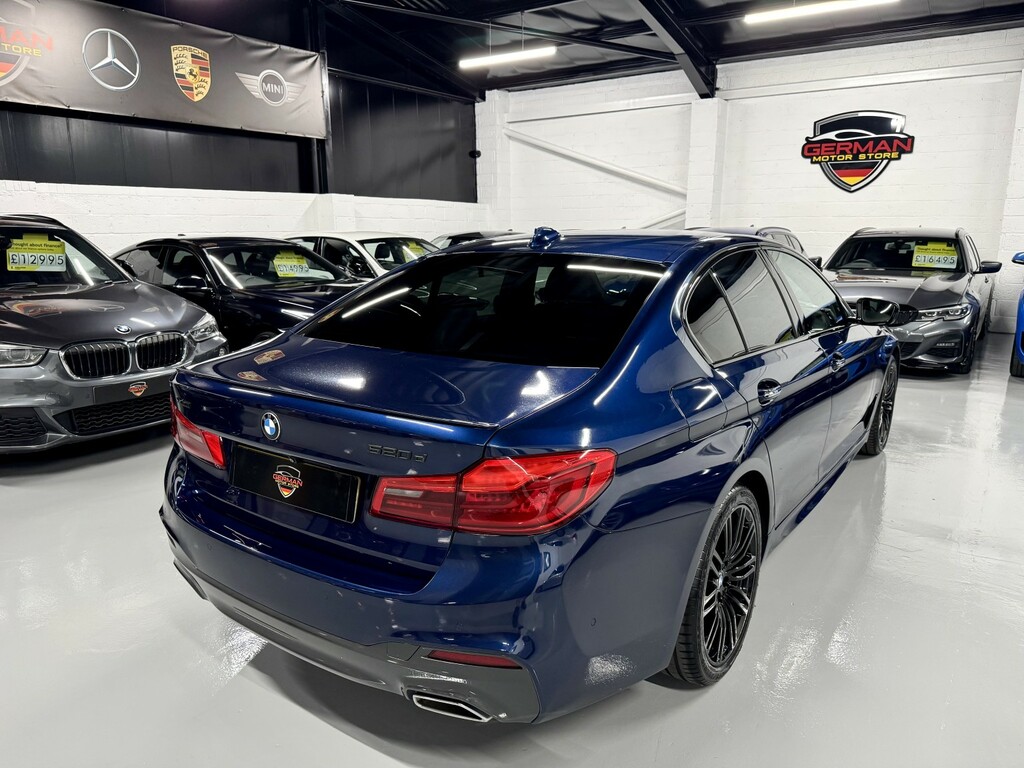 BMW 5 Series 2.0 520D Xdrive M Sport Saloon Blue #2