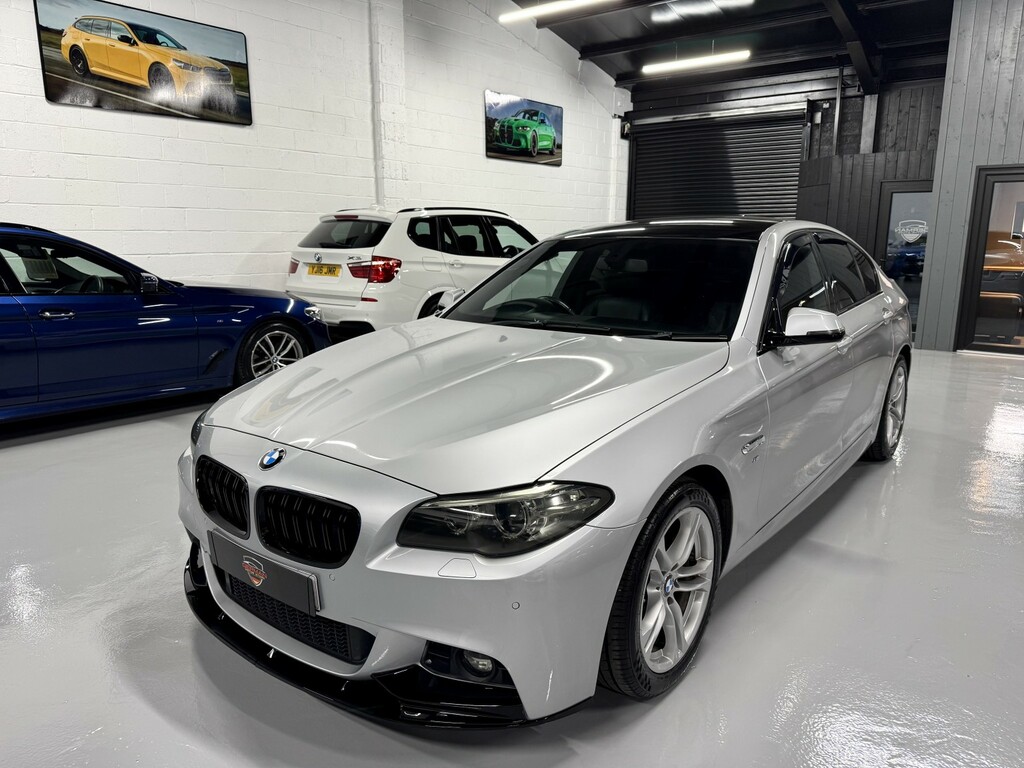 BMW 5 Series 2.0 520D M Sport Saloon Silver #6