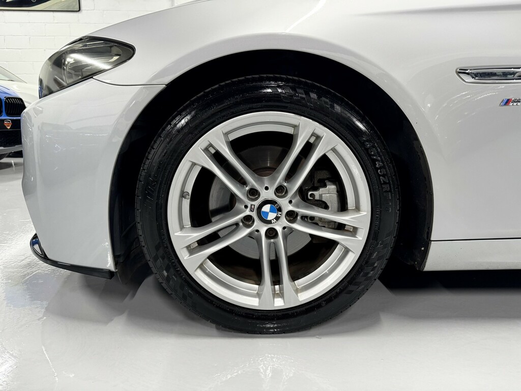 BMW 5 Series 2.0 520D M Sport Saloon Silver #2