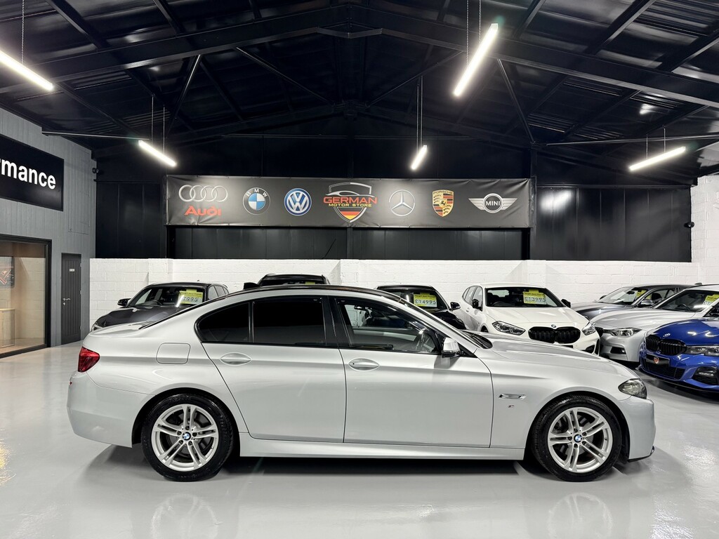 BMW 5 Series 2.0 520D M Sport Saloon Silver #4