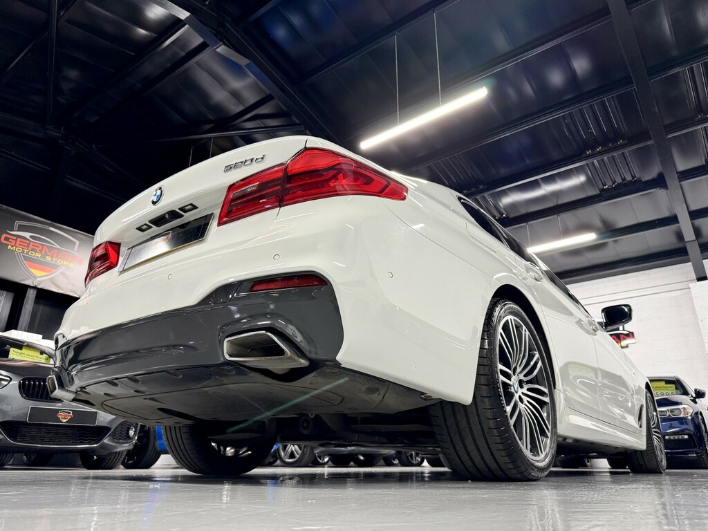 BMW 5 Series 2.0 520D M Sport Saloon White #5