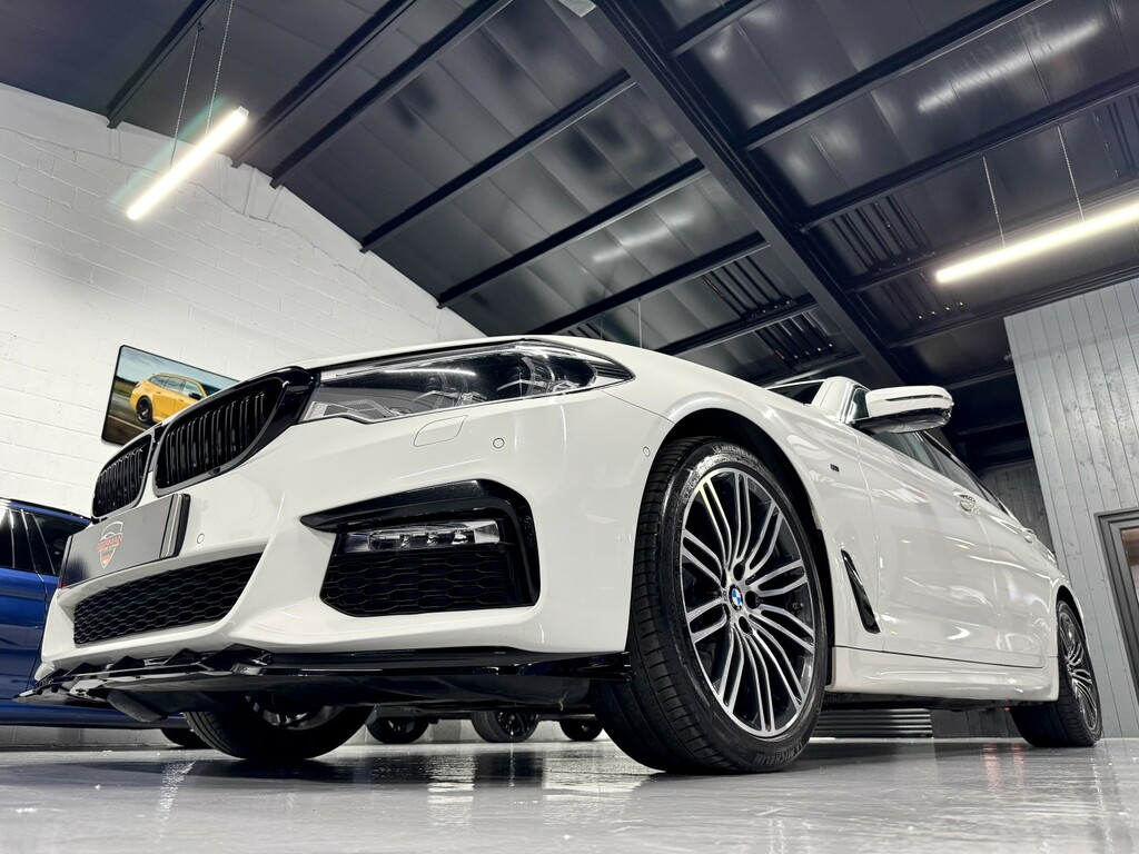 BMW 5 Series 2.0 520D M Sport Saloon White #6