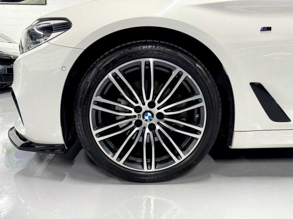 BMW 5 Series 2.0 520D M Sport Saloon White #3