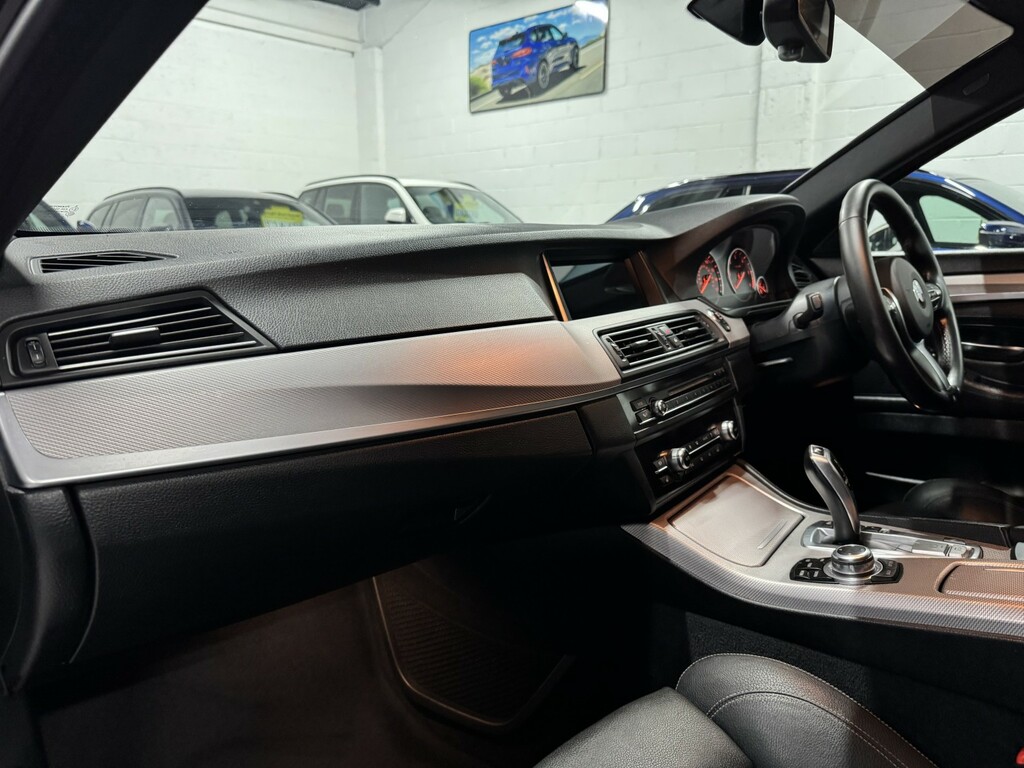 BMW 5 Series 3.0 535D M Sport Saloon Black #4