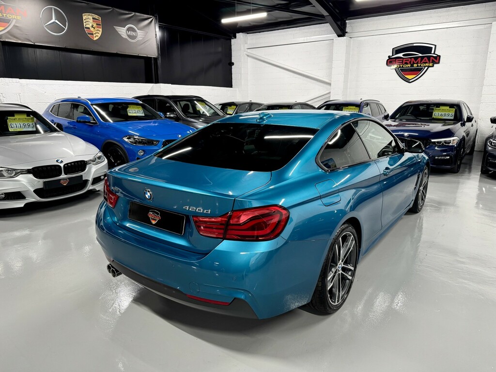 BMW 4 Series Gran Coupe 2.0 420D Xdrive M Sport Coupe Blue #2