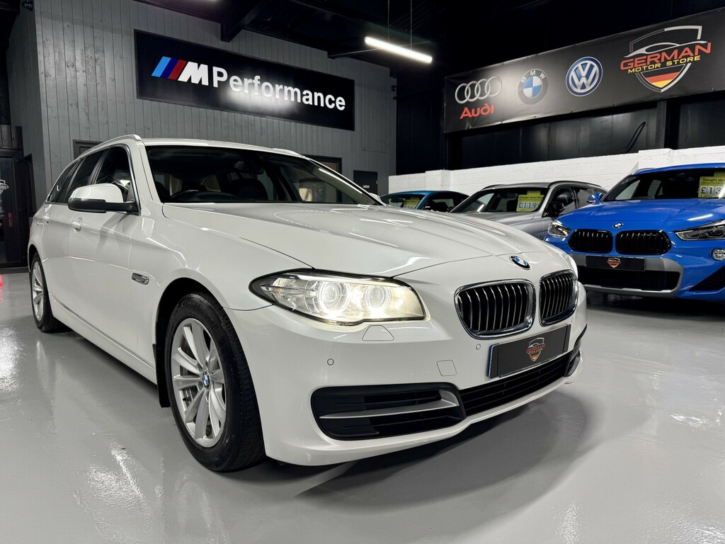 BMW 5 Series 520D 190 M Sport Step White #12