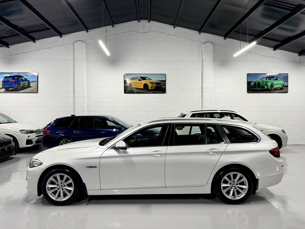 BMW 5 Series 520D 190 M Sport Step White #9