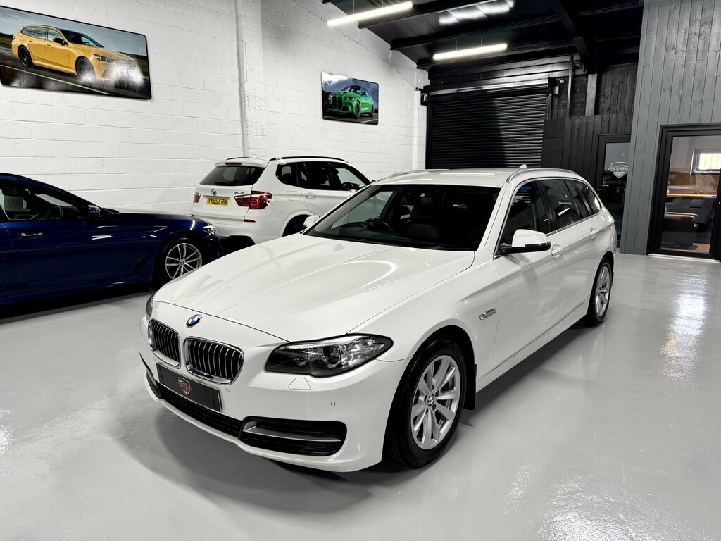 BMW 5 Series 520D 190 M Sport Step White #14