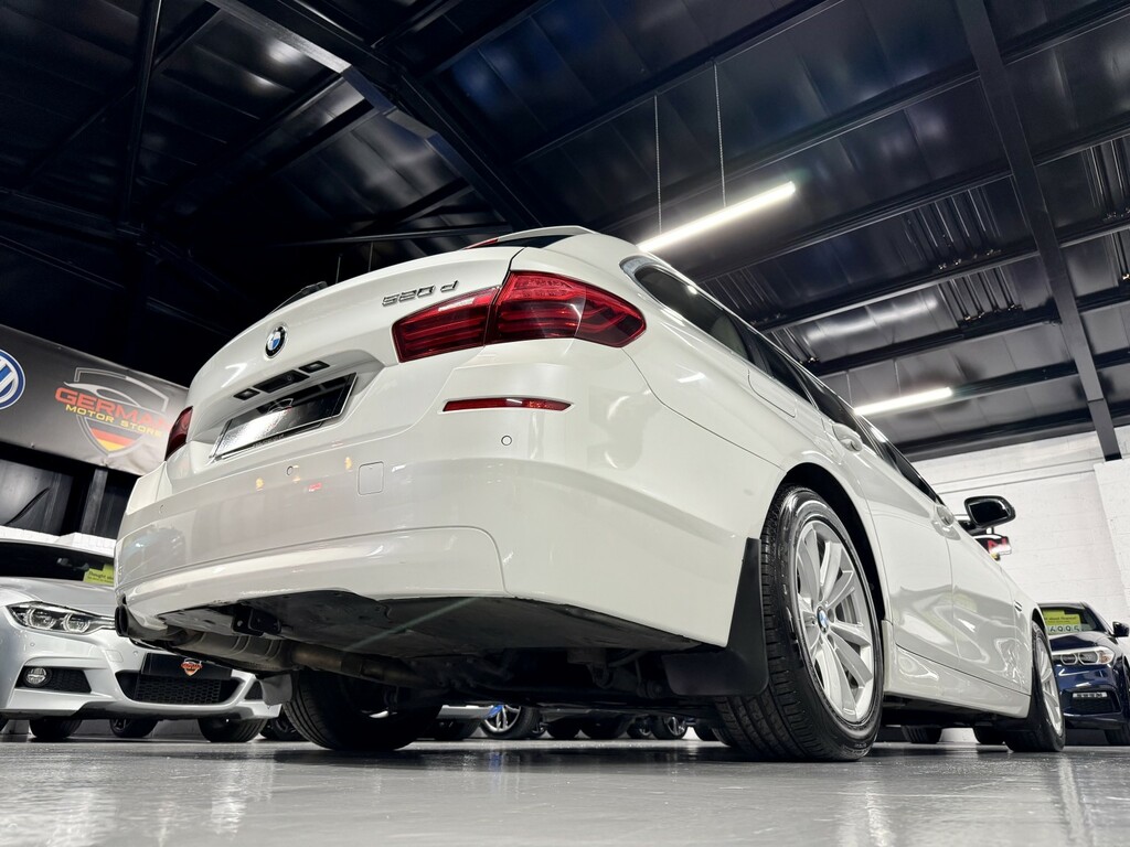 BMW 5 Series 520D 190 M Sport Step White #7