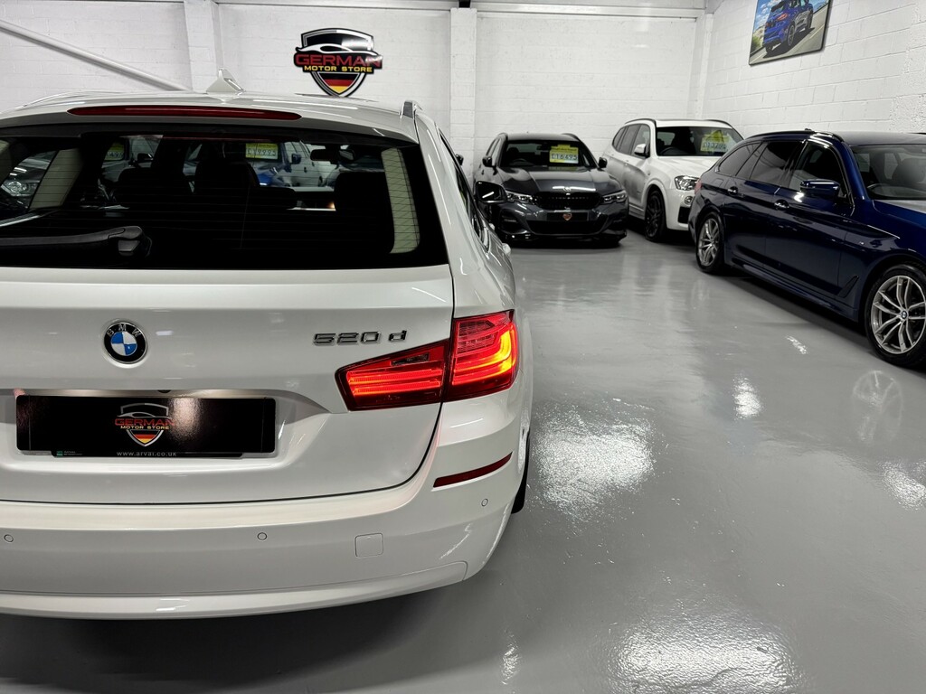 BMW 5 Series 520D 190 M Sport Step White #27