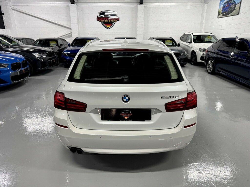 BMW 5 Series 520D 190 M Sport Step White #19
