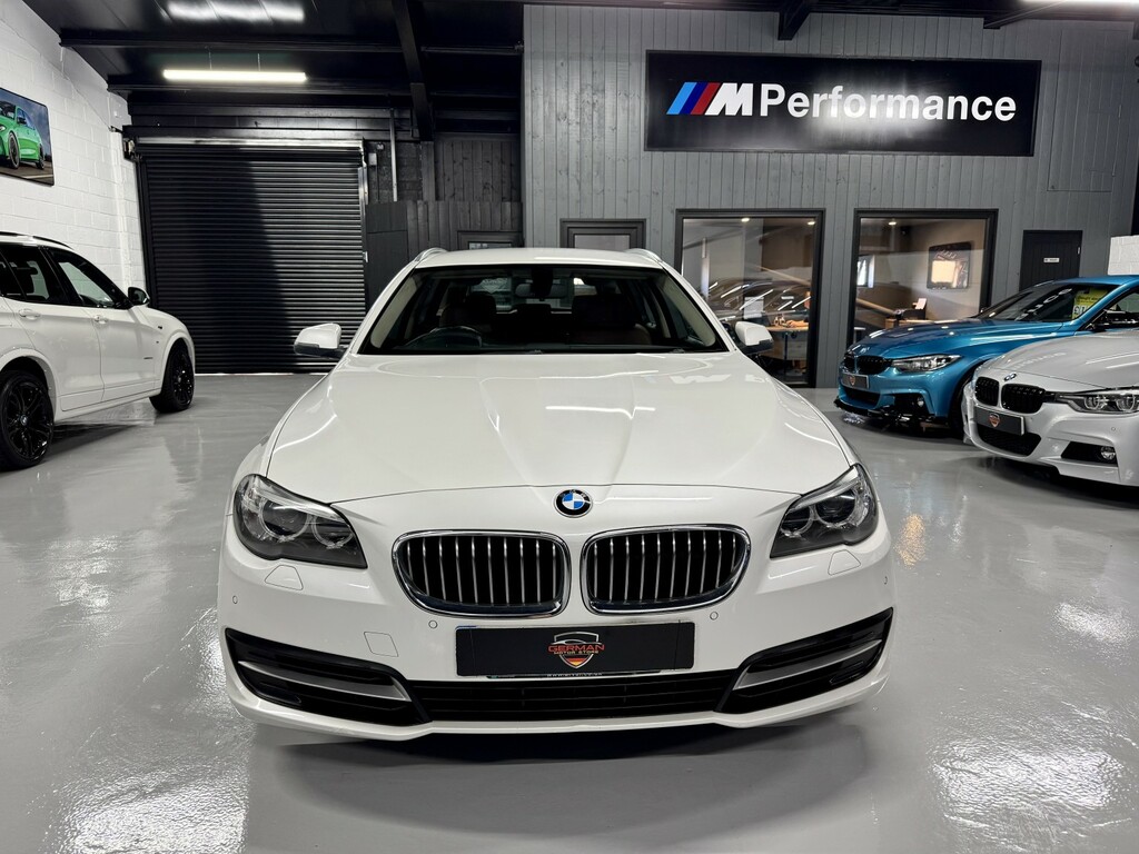 BMW 5 Series 520D 190 M Sport Step White #17