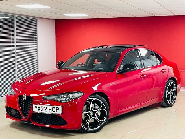 Alfa Romeo Giulia Veloce Saloon YX22HCP Red #3