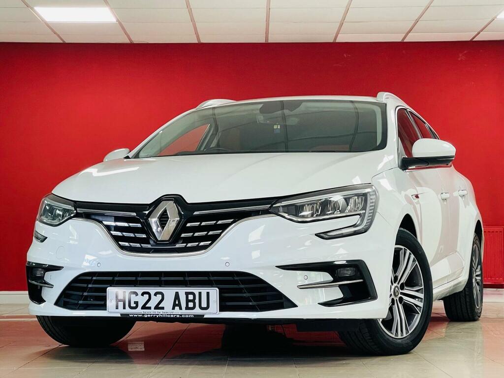 Renault Megane Estate 1.5 Blue Dci Iconic Sport Tourer Edc Euro 6 White #2