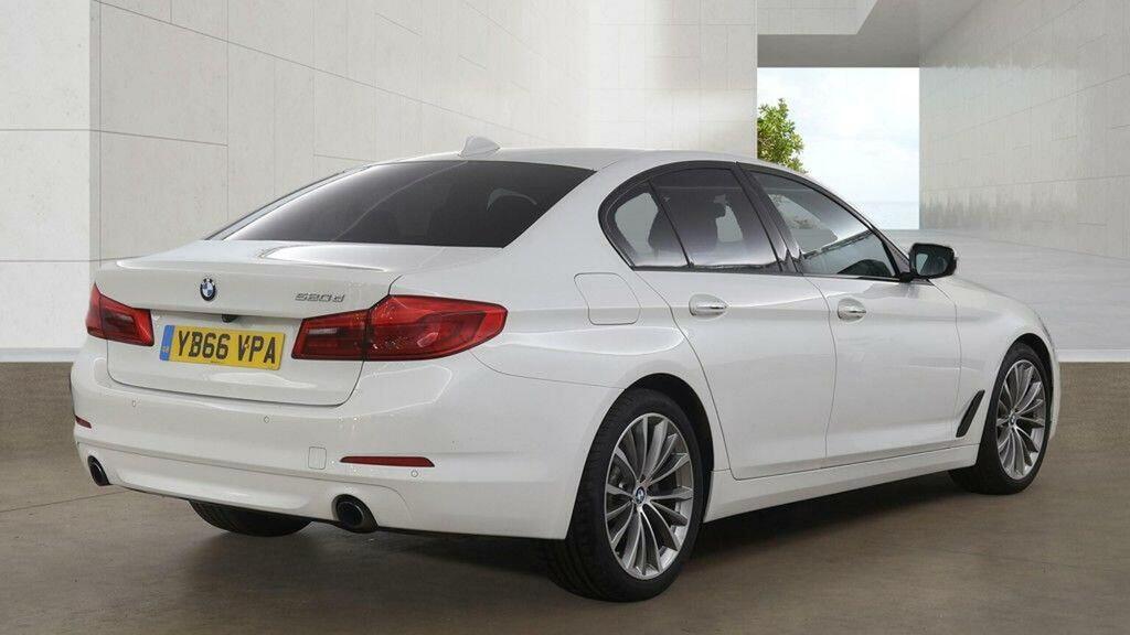BMW 5 Series 2.0 520D Se Euro 6 Ss White #4