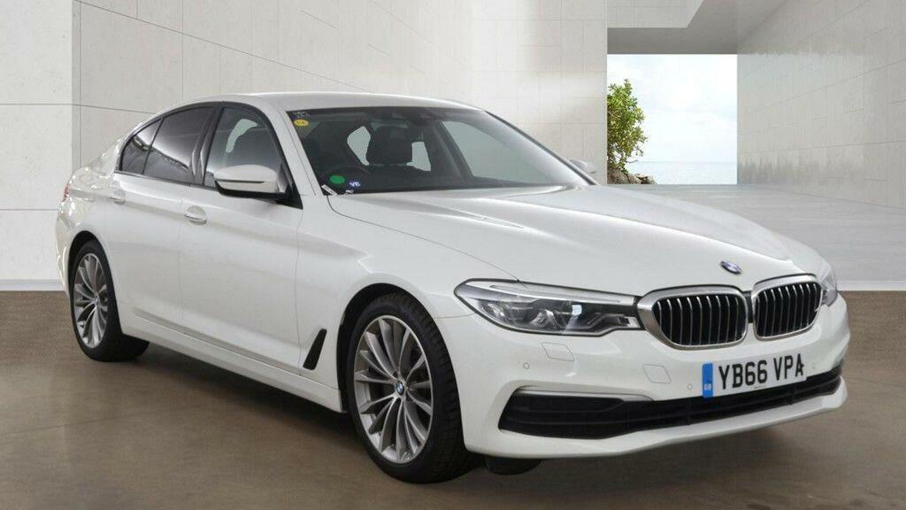 BMW 5 Series 2.0 520D Se Euro 6 Ss White #2