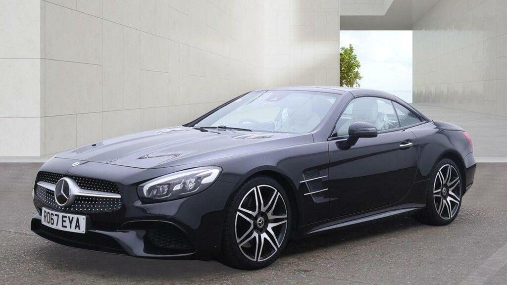 Mercedes-Benz SL Class Convertible 3.0 Sl400 V6 Amg Line Roadster G-troni Black