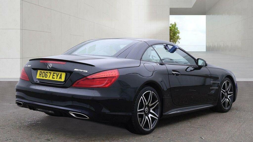 Mercedes-Benz SL Class Convertible 3.0 Sl400 V6 Amg Line Roadster G-troni Black #4