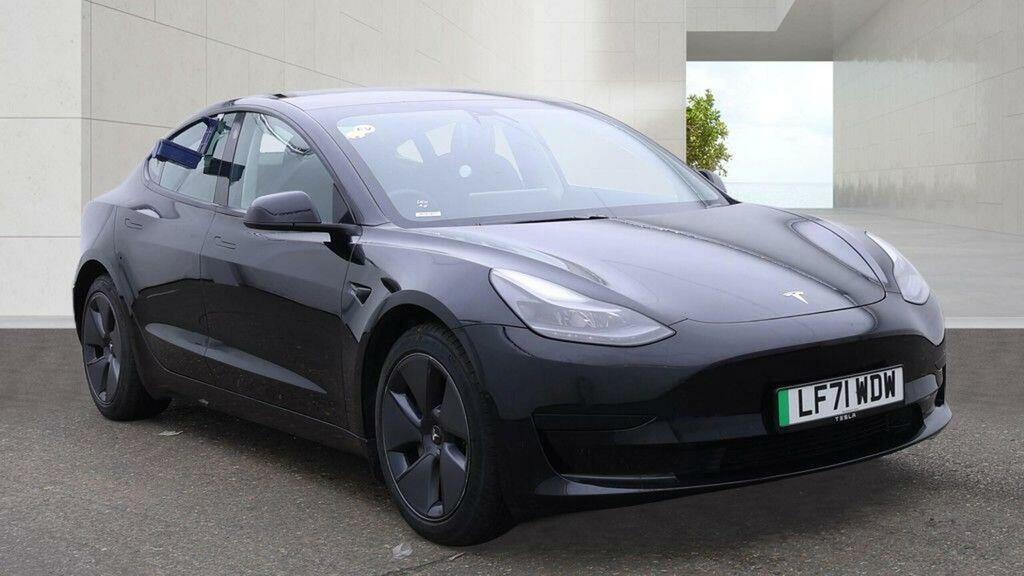 Tesla Model 3 Saloon Standard Range Plus Rwd 202171 Black #2
