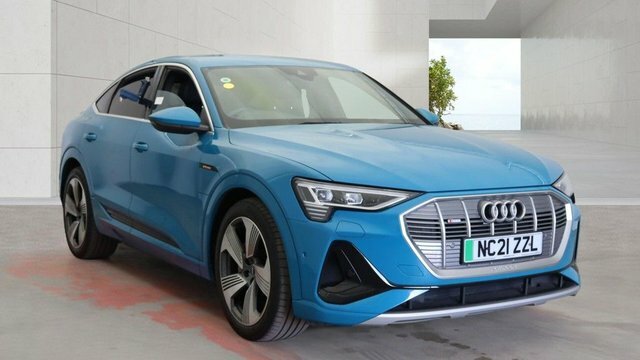 Audi E-Tron S S Line Sportback Blue #2