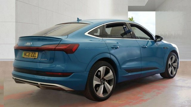 Audi E-Tron S S Line Sportback Blue #3