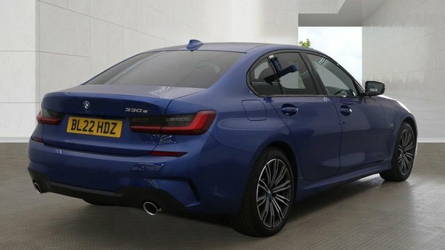 BMW 3 Series 330E 12Kwh M Sport Blue #4