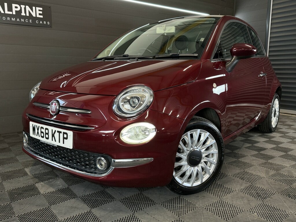 Fiat 500 1.2 1.2 69Hp Lounge Red #4