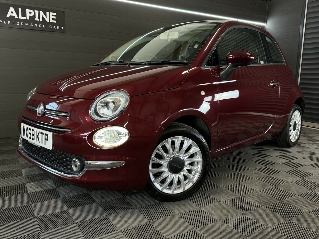 Fiat 500 1.2 1.2 69Hp Lounge Red #2