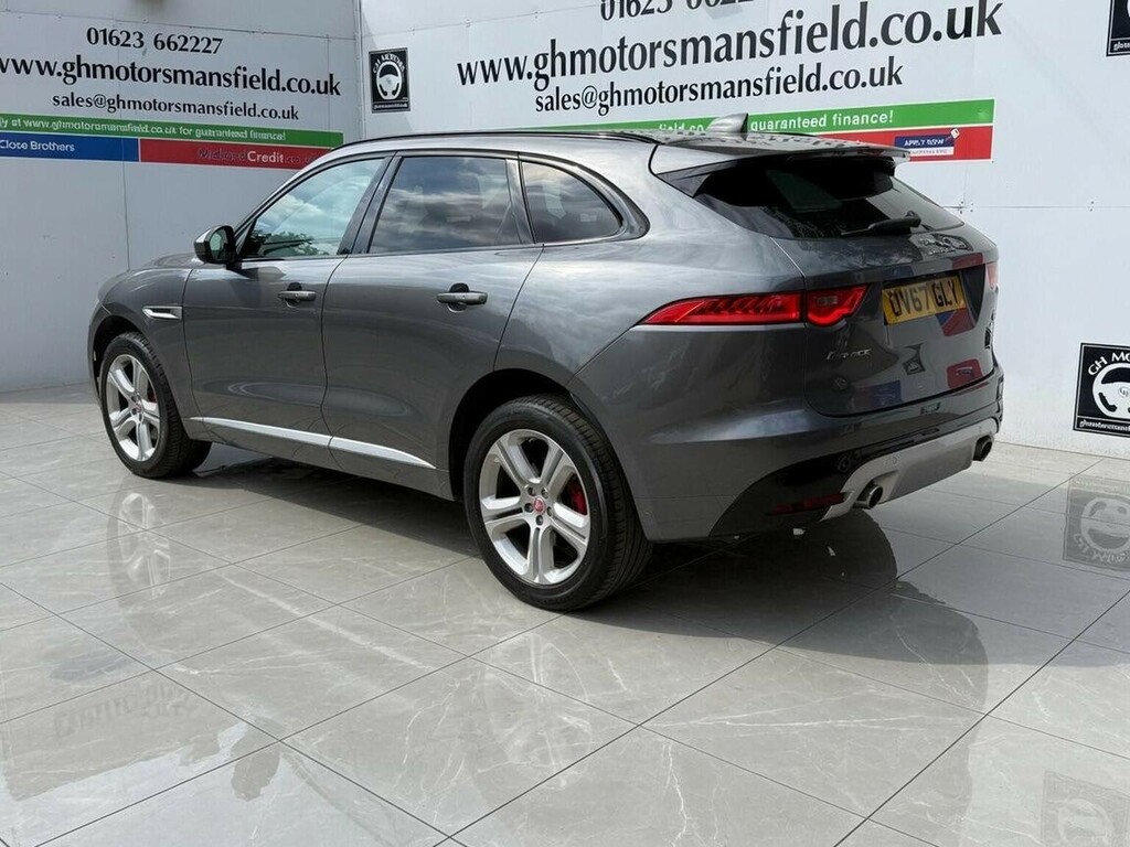 Jaguar F-Pace Suv 3.0 D300 V6 S Awd Euro 6 Ss 2017 OV67GLY Grey #5
