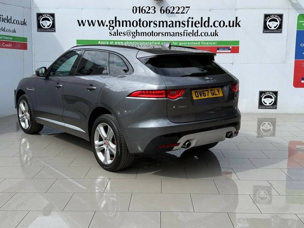 Jaguar F-Pace Suv 3.0 D300 V6 S Awd Euro 6 Ss 2017 OV67GLY Grey #6