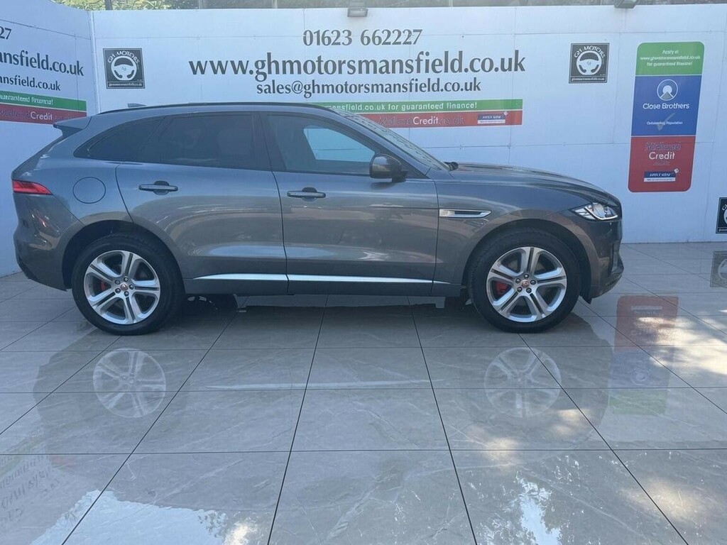 Jaguar F-Pace Suv 3.0 D300 V6 S Awd Euro 6 Ss 2017 OV67GLY Grey #4