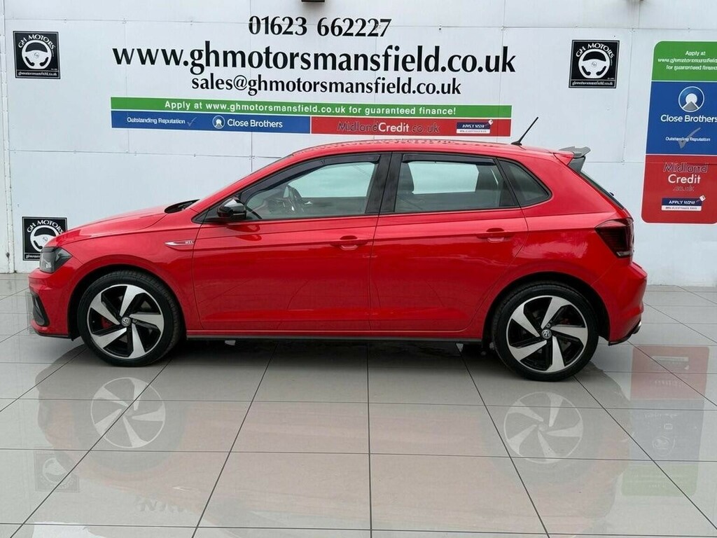Volkswagen Polo Hatchback 2.0 Tsi Gti Dsg Euro 6 Ss 20196 DU69WKX Red #3