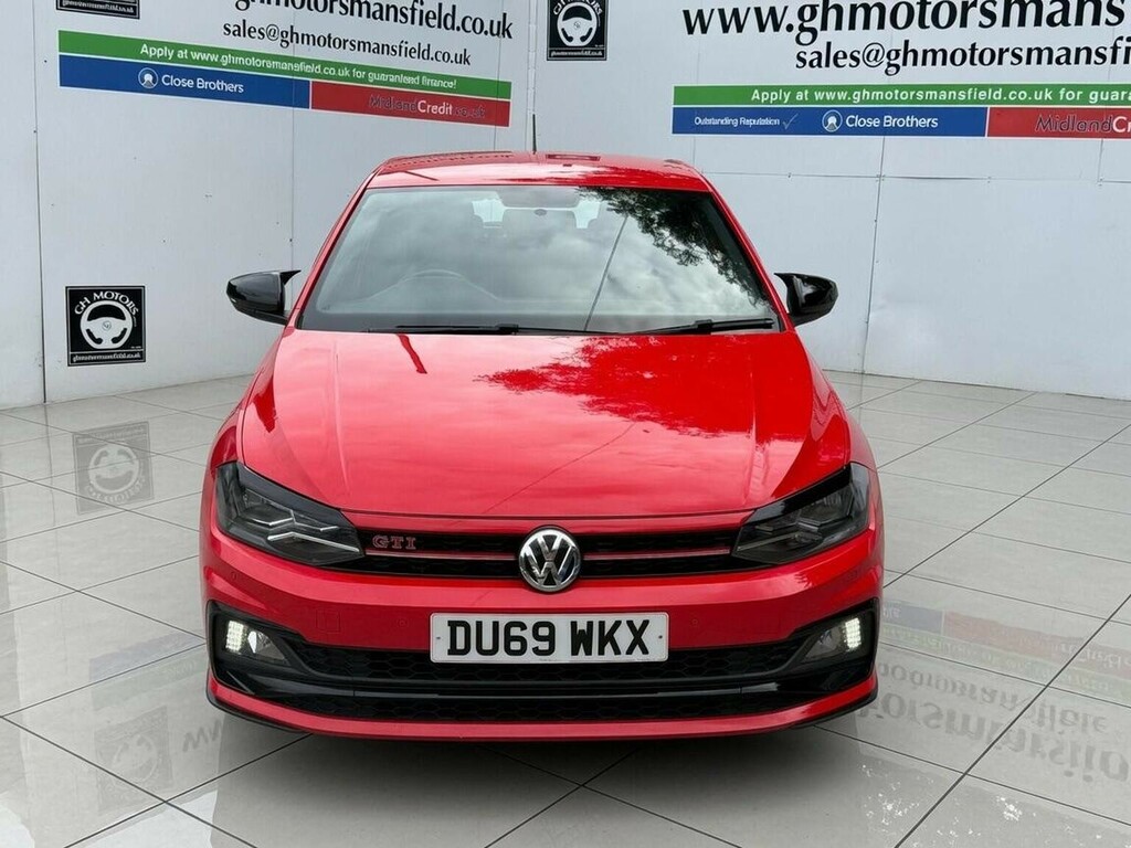 Volkswagen Polo Hatchback 2.0 Tsi Gti Dsg Euro 6 Ss 20196 DU69WKX Red #4