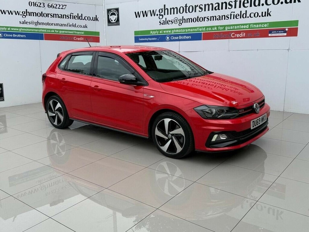 Volkswagen Polo Hatchback 2.0 Tsi Gti Dsg Euro 6 Ss 20196 DU69WKX Red #5